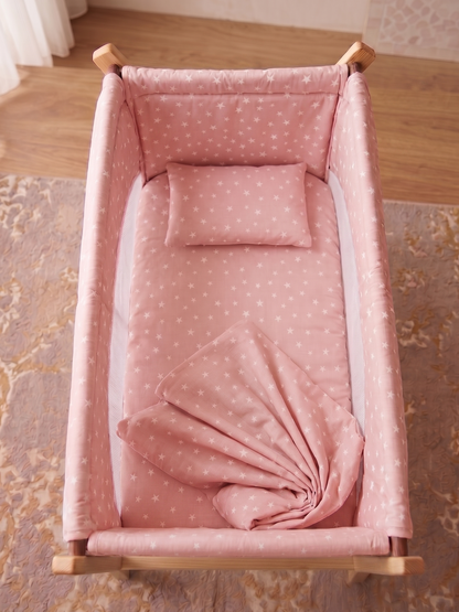 Pack Berceau Bébé en Coton Complèt - Sommeil Paisible et Serein pour Votre Petit.