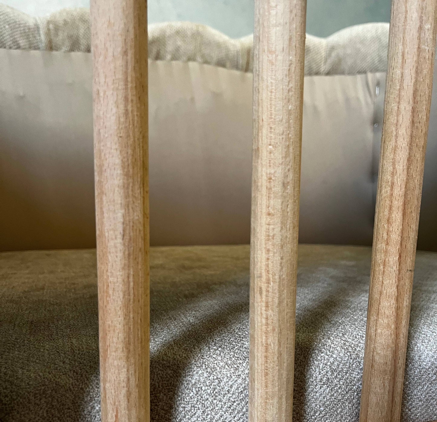 Berceau bébé à bascule design scandinave