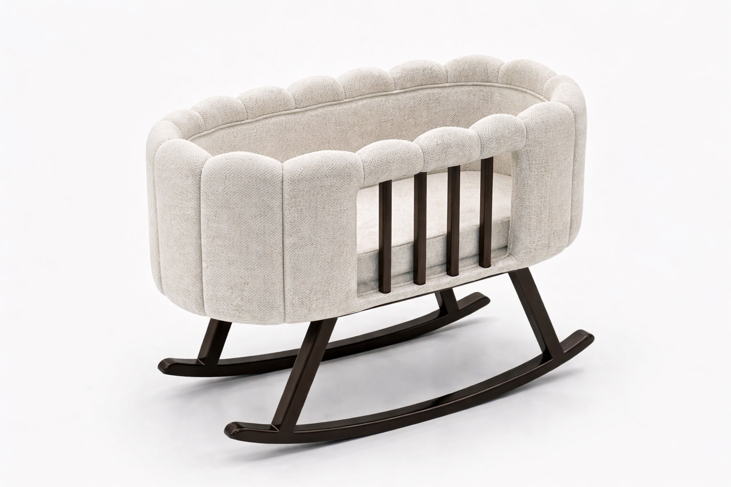 Berceau bébé à bascule design scandinave