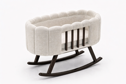 Berceau bébé à bascule design scandinave